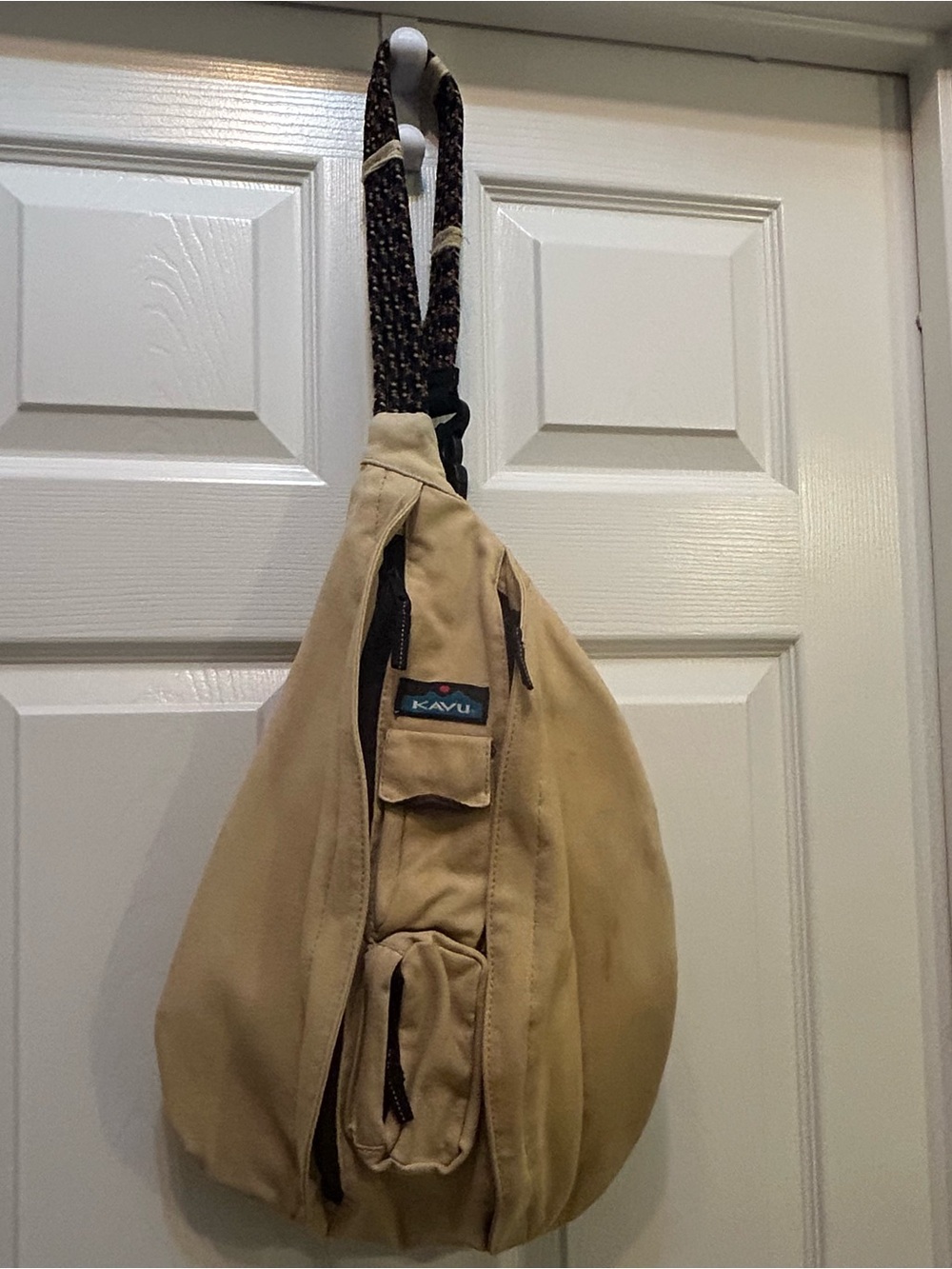 KAVU Sling Backpack in Tan